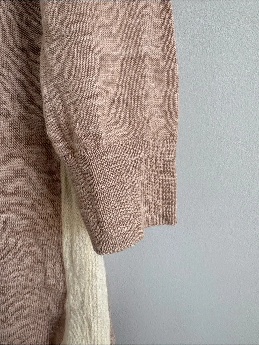 XS J. Crew Wool Blend Quarter Sleeve Long Sweater